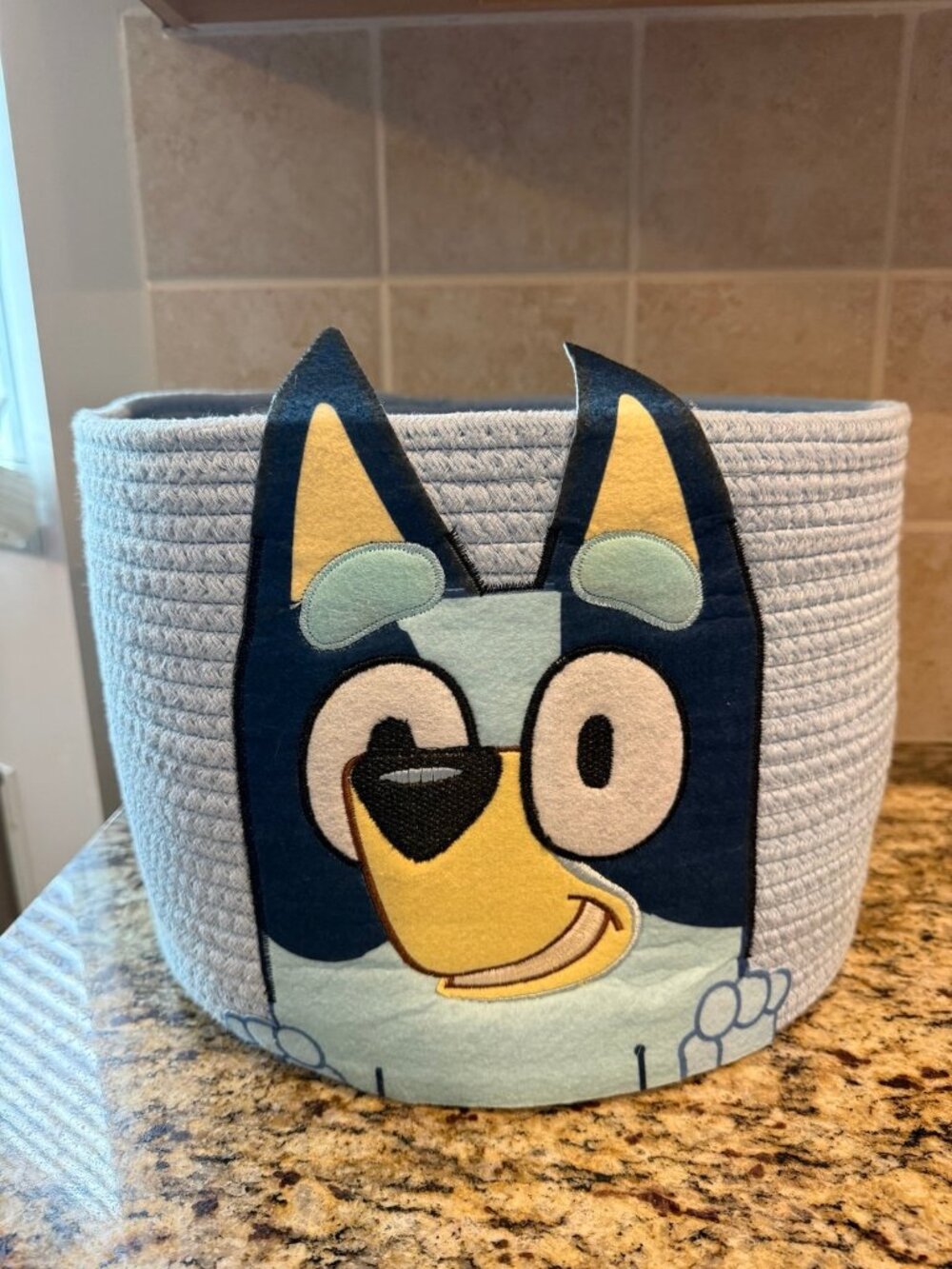 Bluey storage/organization kids room basket